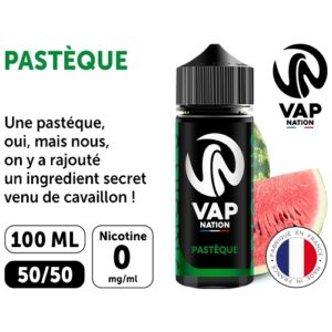 VAP NATION 100ml PASTEQUE 00 MG ML