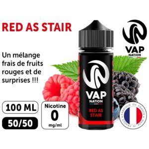 VAP NATION 100ml RED ASTAIRE  00MG