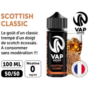 VAP NATION 100ml SCOTTISH CLASSIC 00 MG ML
