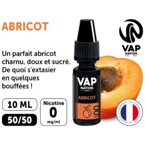 VAP NATION 10ml ABRICOT 00 MG