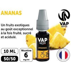 VAP NATION 10ml ANANAS 06 MG ML