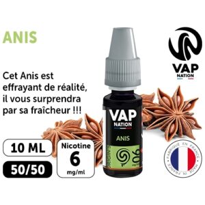 VAP NATION 10ml ANIS 06MG