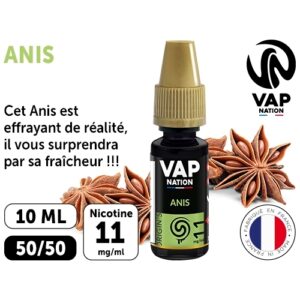 VAP NATION 10ml ANIS 11MG