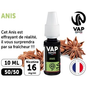 VAP NATION 10ml ANIS 16MG