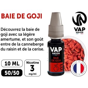 VAP NATION 10ml BAIE DE GOJIE 03 MG