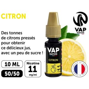 VAP NATION 10ml CITRON 11 MG ML