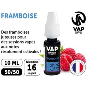 VAP NATION 10ml FRAMBOISE 16 MG