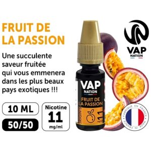 VAP NATION 10ml FRUIT DE LA PASSION 11MG