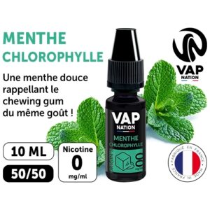 VAP NATION 10ml MENTHE CHLOROPHYLLE 00MG