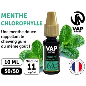 VAP NATION 10ml  MENTHE CHLOROPHYLLE 11MG