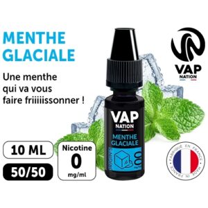 VAP NATION 10ml  MENTHE GLACIALE 00MG