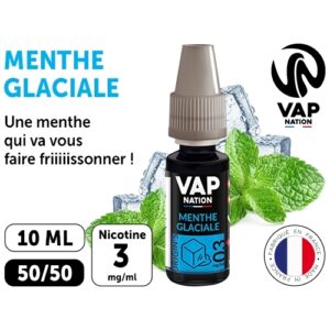 VAP NATION 10ml  MENTHE GLACIALE 03MG