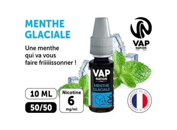 VAP NATION 10ml MENTHE GLACIALE 06MG