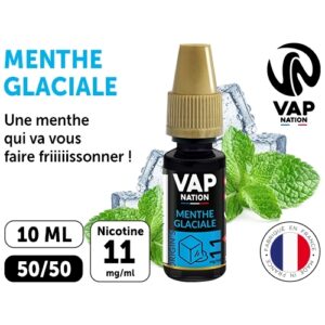 VAP NATION 10ml  MENTHE GLACIALE 11MG