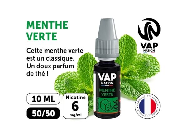 VAP NATION 10ml MENTHE VERTE 06MG
