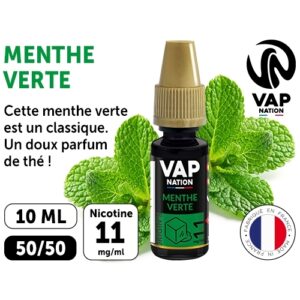 VAP NATION 10ml  MENTHE VERTE 11MG