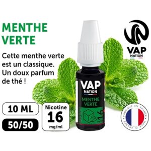 VAP NATION 10ml  MENTHE VERTE 16MG