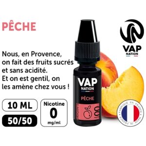 VAP NATION 10ml PECHE 00 MG ML