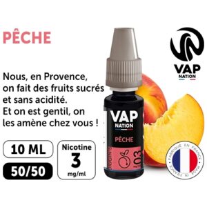 VAP NATION 10ml PECHE 03 MG ML
