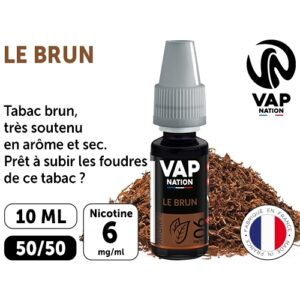 VAP NATION 10ml  TABAC BRUN 06 MG