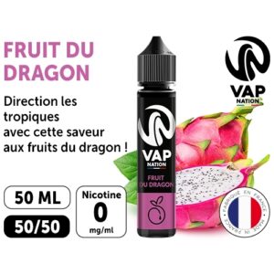VAP NATION 50 ml FRUIT DU DRAGON 00 MG