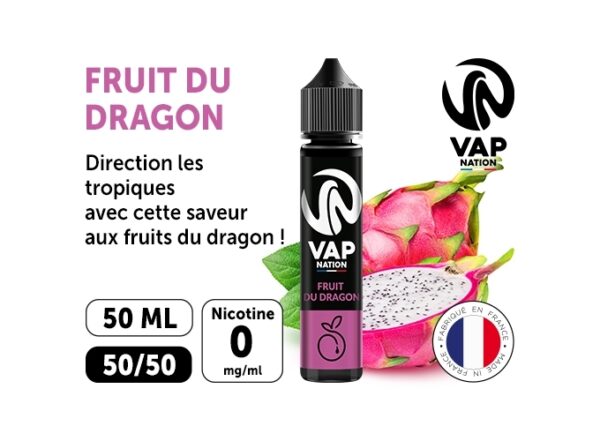 VAP NATION 50 ml FRUIT DU DRAGON 00 MG