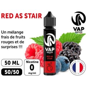 VAP NATION 50 ml RED AS STAIR 00 MG