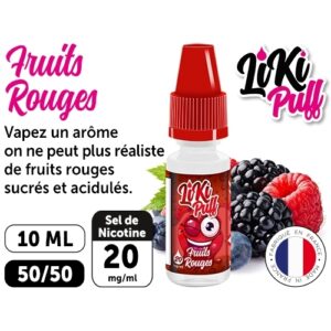 VAP NATION LIKI PUFF FRUITS ROUGES 20 MG ML