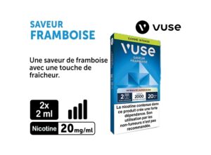VUSE PRO FRAMBOISE 20MG 2 PODS