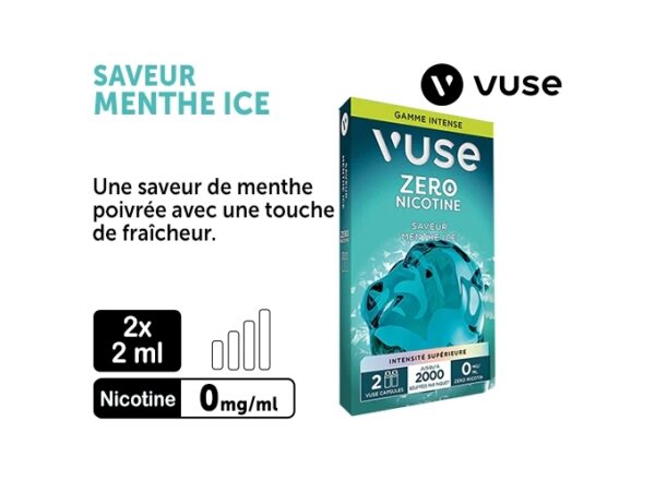 VUSE PRO MENTHE ICE 00MG 2 PODS