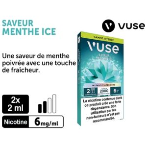 VUSE PRO MENTHE ICE 06 MG 2 PODS
