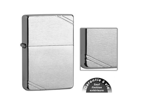 ZIPPO GM. 230 VINTAGE CHROME BRUSHED