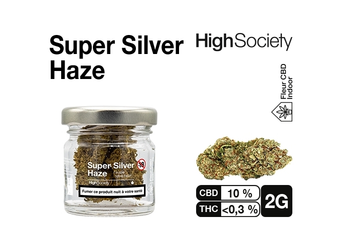 HIGH SOCIETY SUPER SILVER HAZE IND 2G
