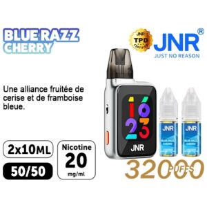 JNR FLUX PRO 32K BLUE RAZZ CHERRY 20 MG