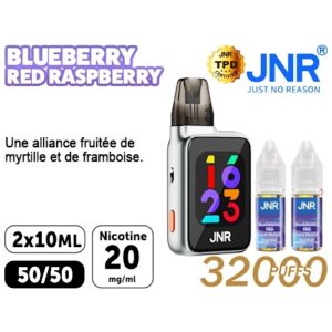 JNR FLUX PRO 32K BLUEBERRY RASPBERRY 20 MG