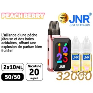 JNR FLUX PRO 32K PEACH BERRY 20 MG