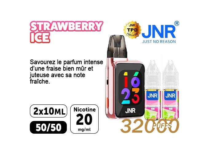 JNR FLUX PRO 32K STRAWBERRY ICE 20 MG