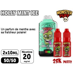 KIT MONSTER 28K HOLLY MINT ICE 20 MG