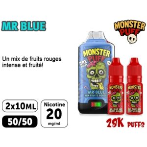 KIT MONSTER 28K Mr BLUE 20 MG