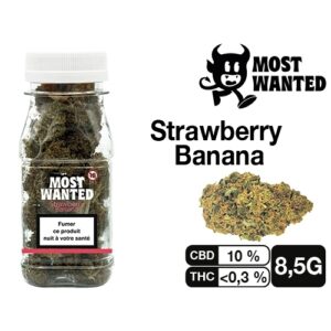 MOST WANTED  STRAWBERRY BANANA  8.5G
